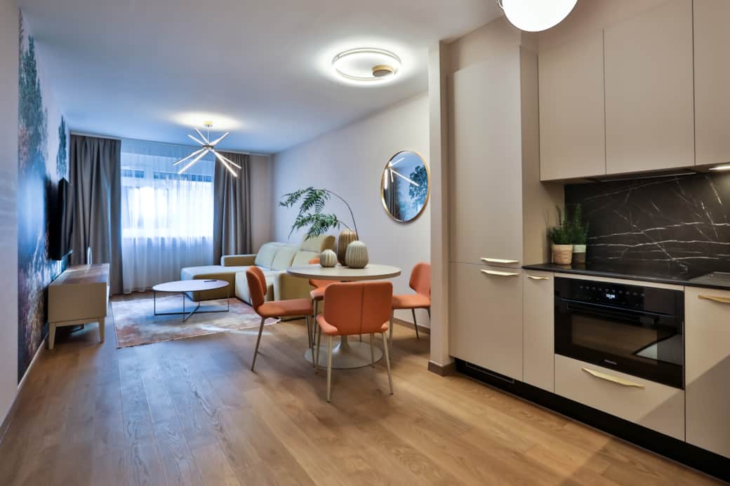 Dining area and Living room