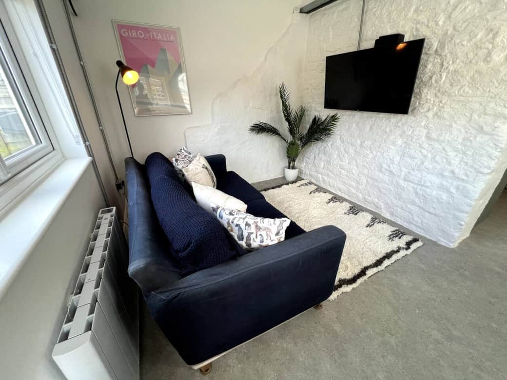 Sofa and TV