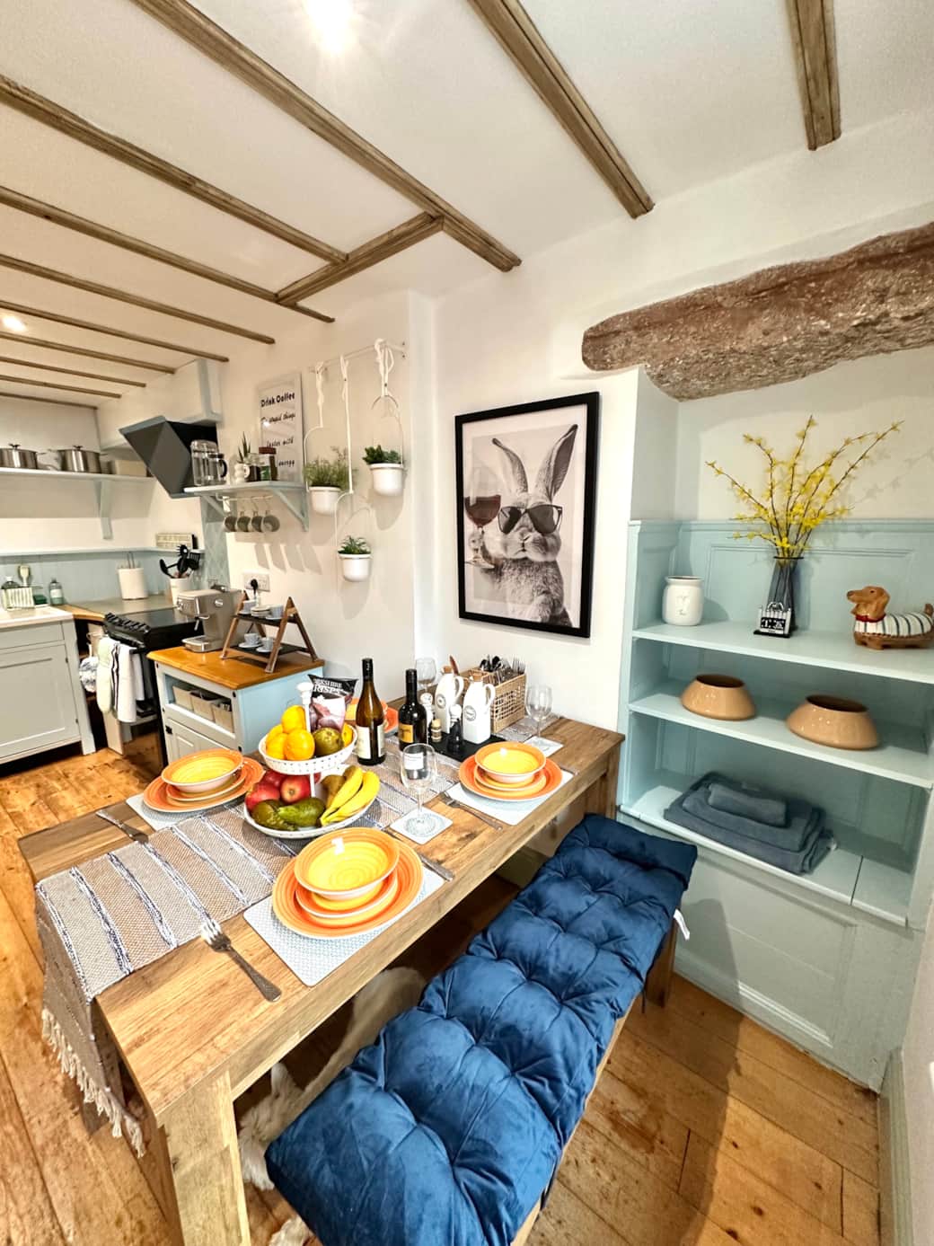 A bright, well-equipped kitchen-diner — ideal for relaxed breakfasts or home-cooked suppers. A bright, well-equipped kitchen-diner — ideal for relaxed breakfasts or home-cooked suppers.