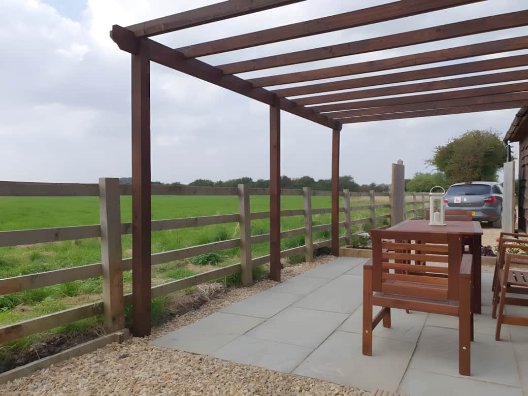 Private patio garden and views Private patio garden and views