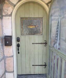 Recently added: stained glass window, front door (our son's handiwork!) Recently added: stained glass window, front door (our son's handiwork!)