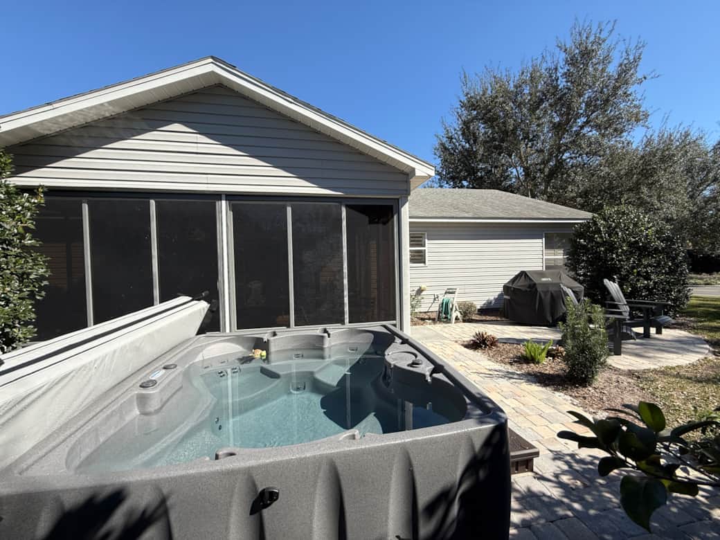 Brand-new hot tub - installed in 2026