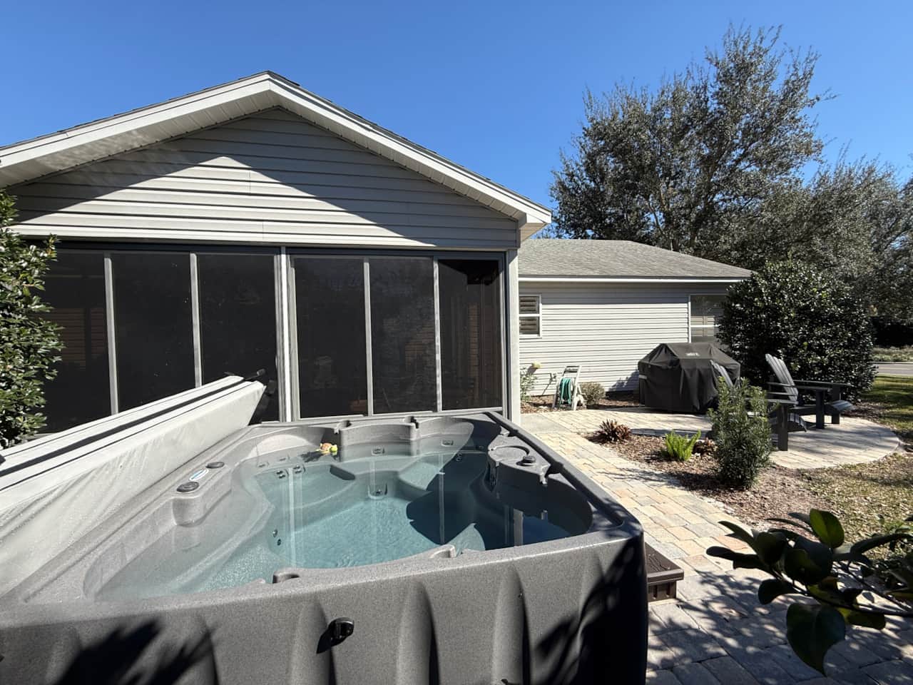 Brand-new hot tub - installed in 2026