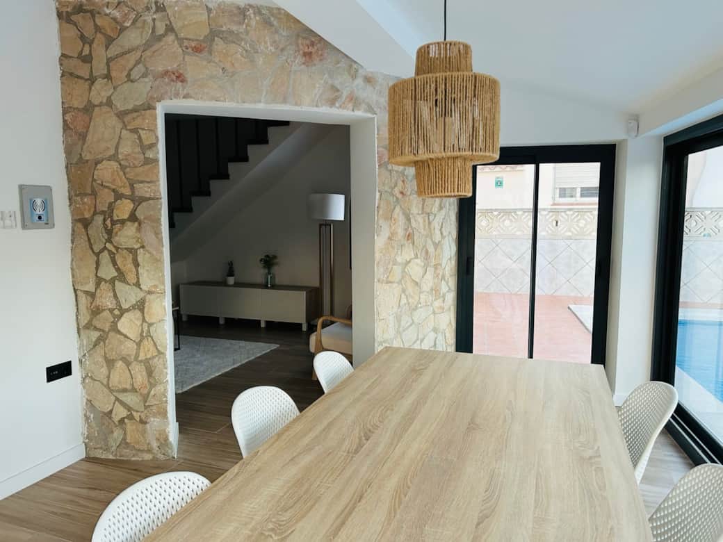Esszimmer im Ferienhaus Empuriabrava