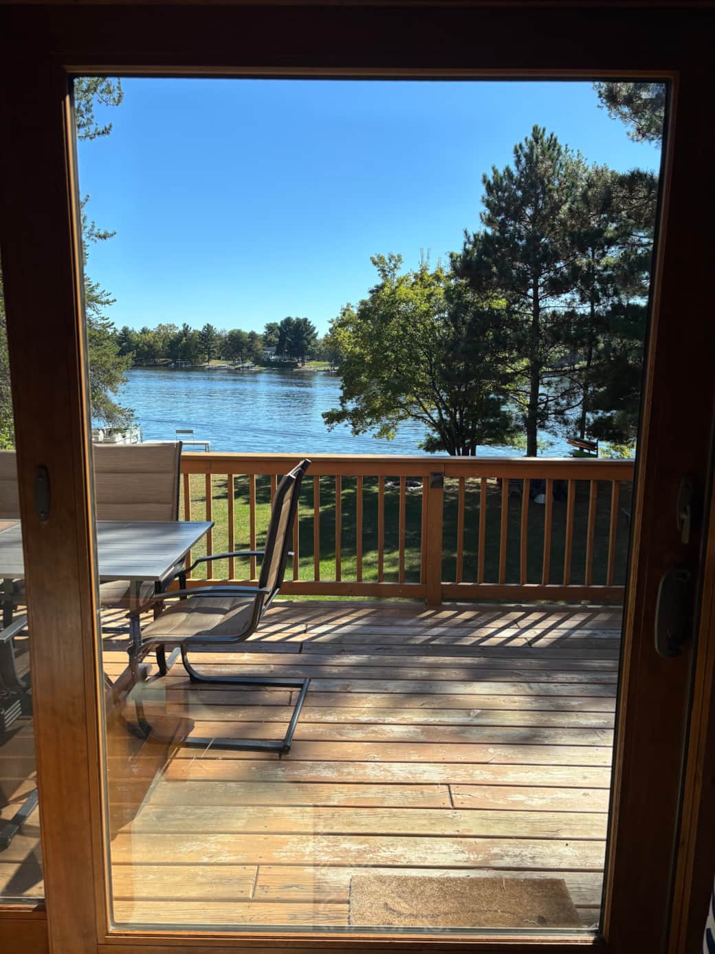 View to deck