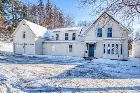 The front of my large home. Parking and entrance are in the back.