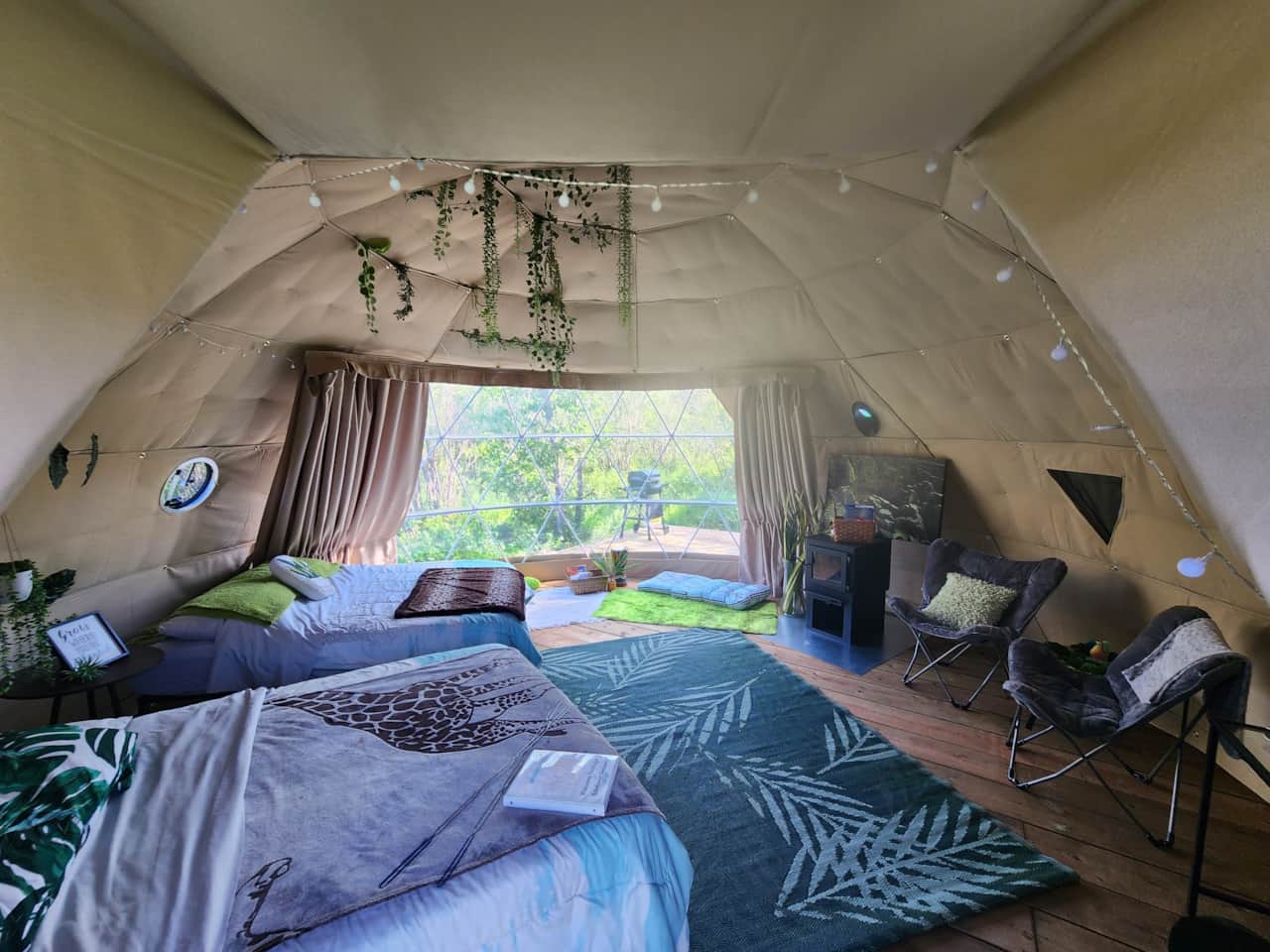 Interior of Rainforest Getaway