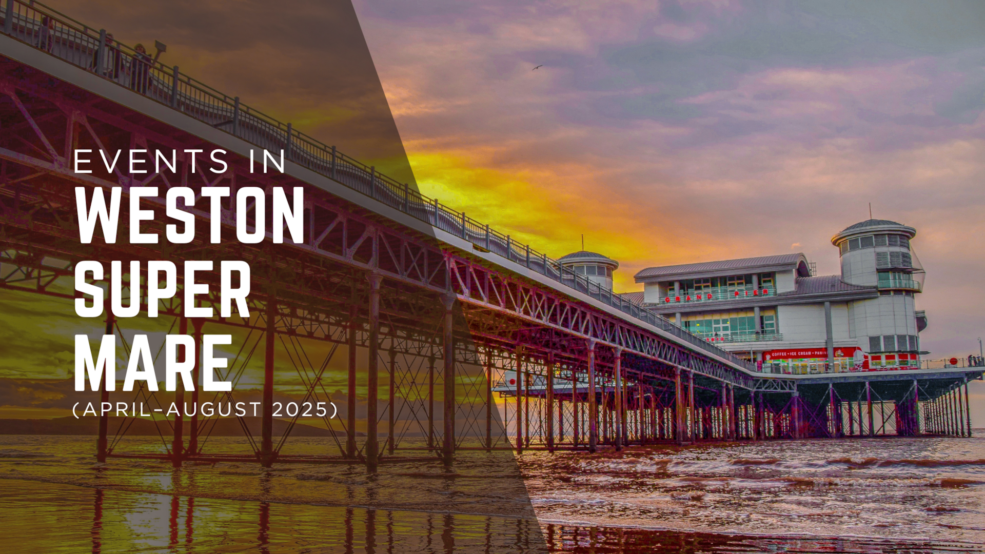 Scenic view of Weston‑super‑Mare