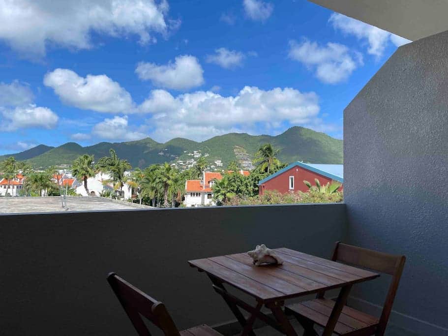 Patio + view