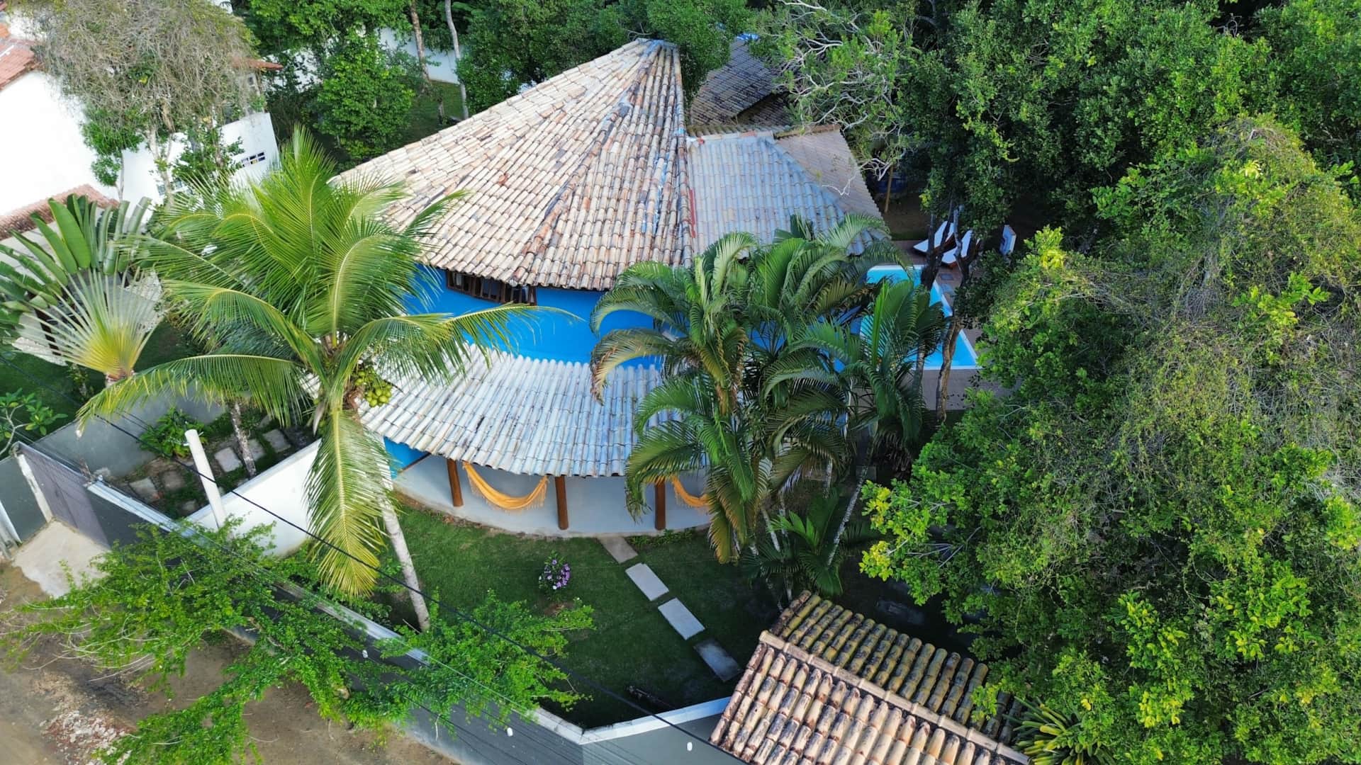 Maison Paraíso - Temporada casa Arraial d'Ajuda, piscina privativa e varanda
