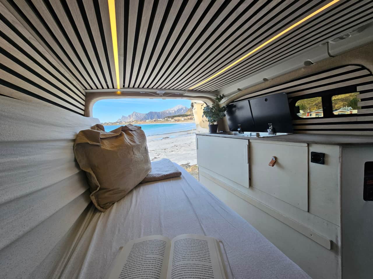 Interior of e-Jumpy Campervan