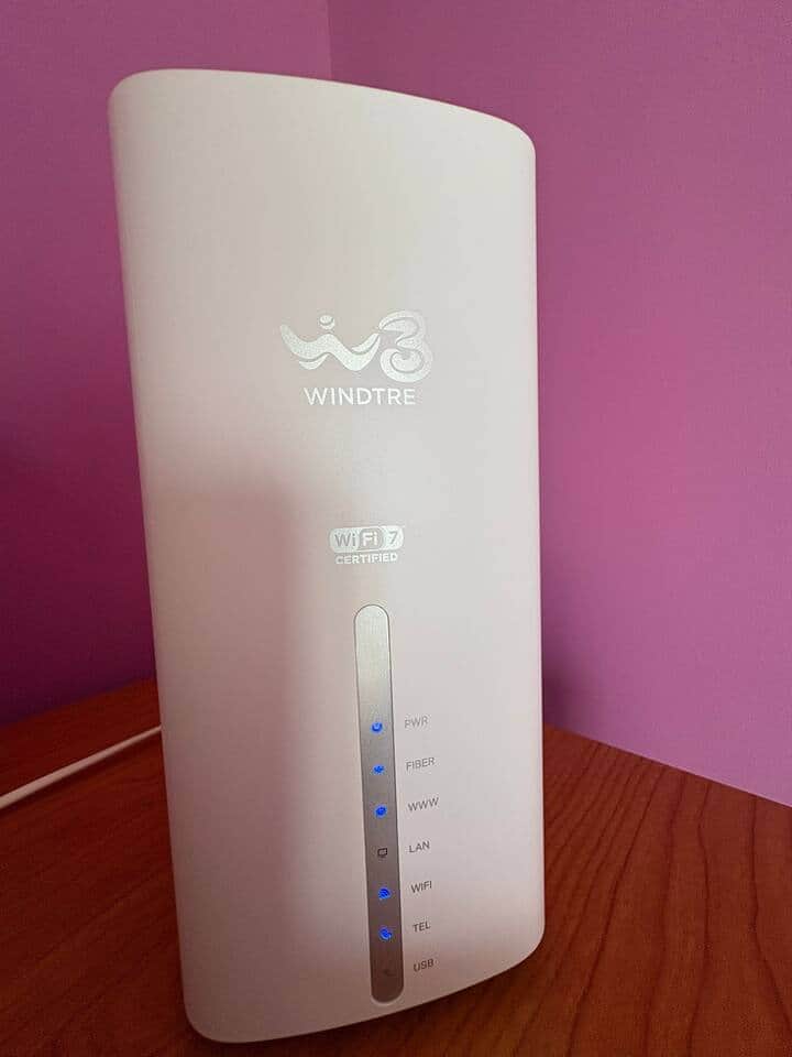 Collegamento Wi-fi 7 - FTTH, WAN Ethernet 2.5G Collegamento Wi-fi 7 - FTTH, WAN Ethernet 2.5G