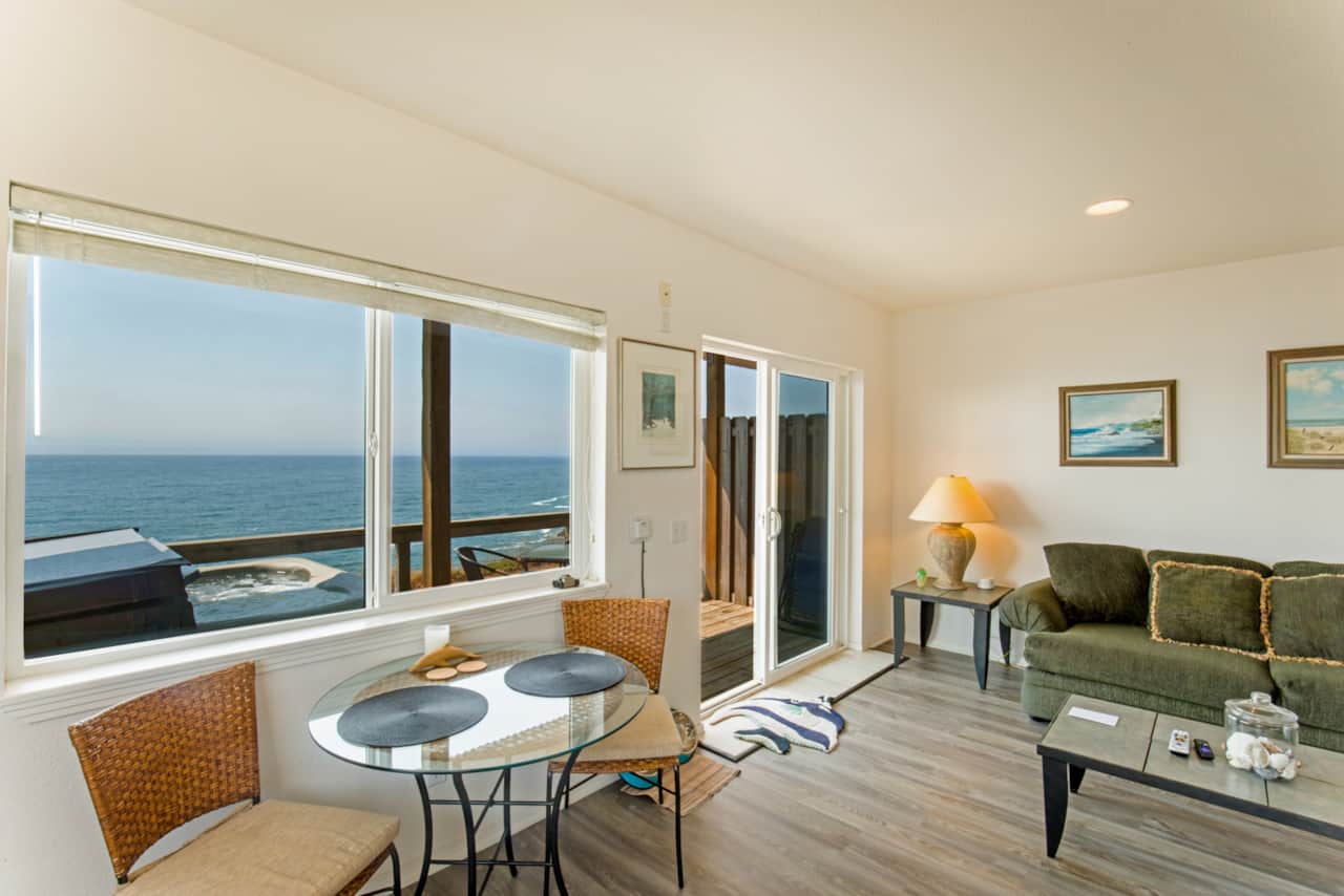 View from the unit  Stunning Oceanview in Shelter Cove, CA