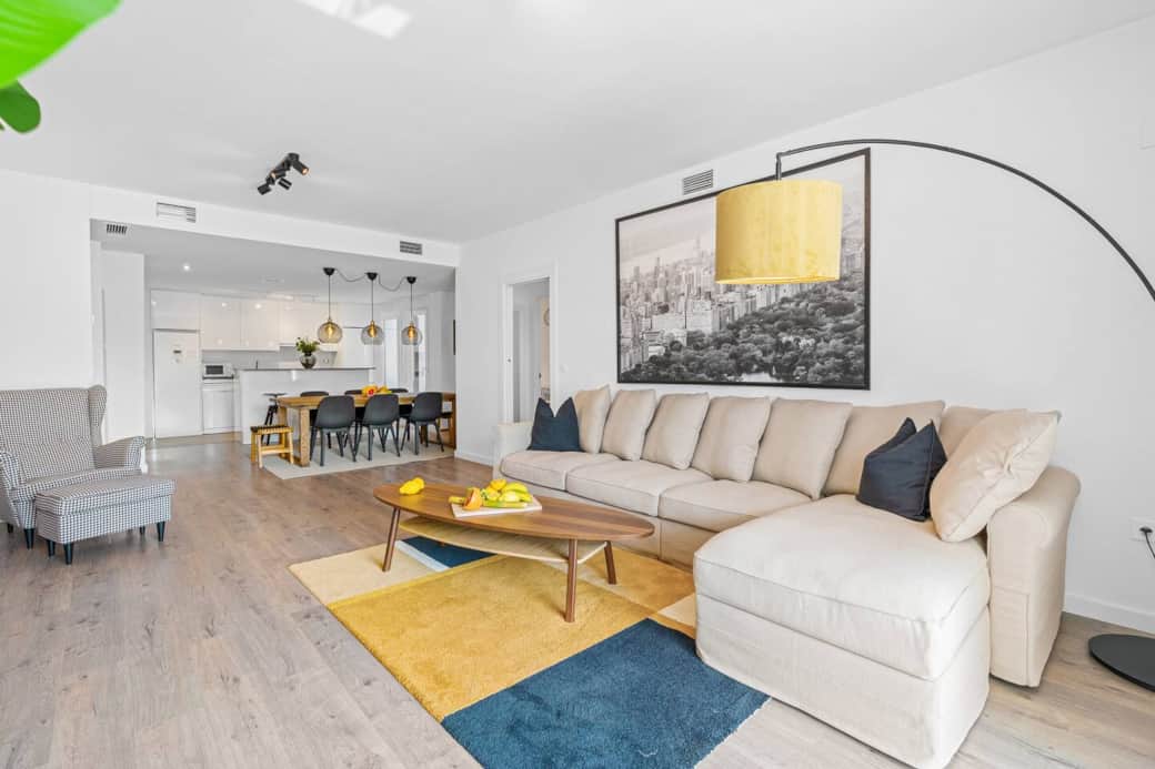 salón y zona comedor