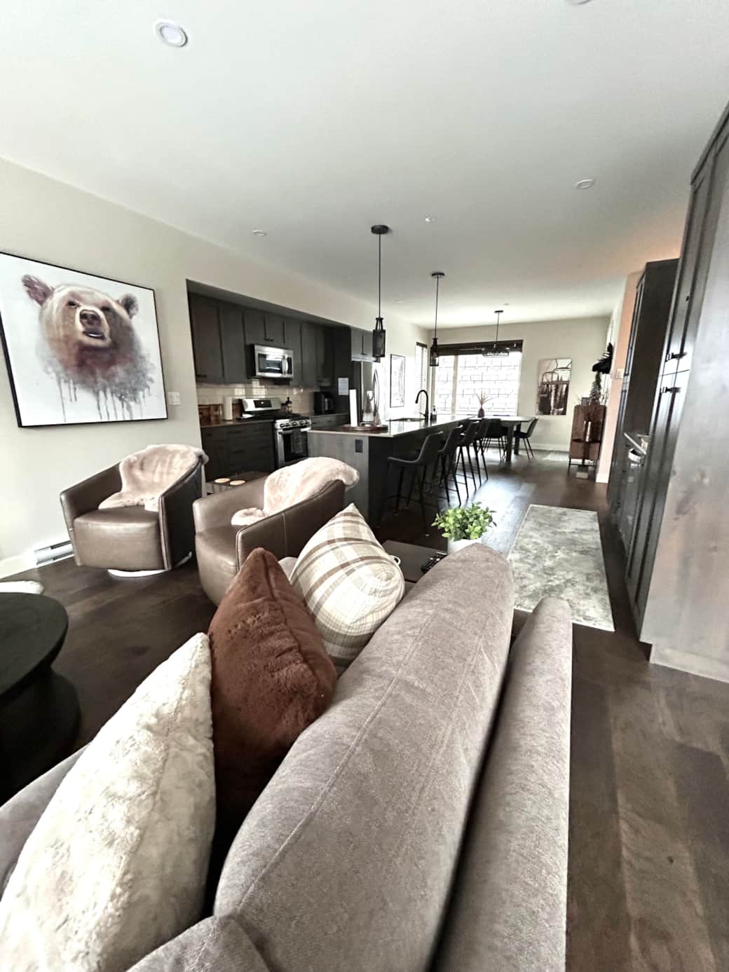 Spacious open floor plan