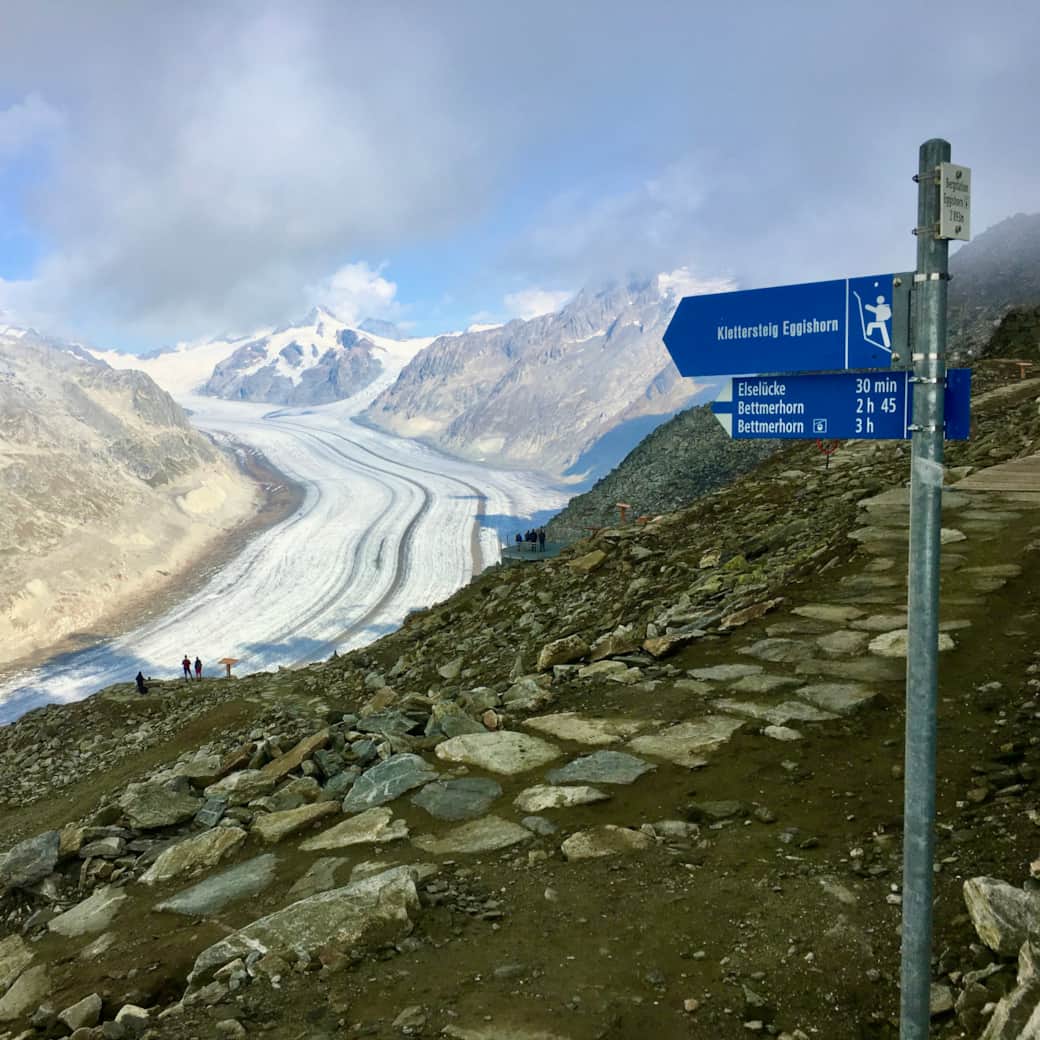 Wanderwege in der Aletsch Arena