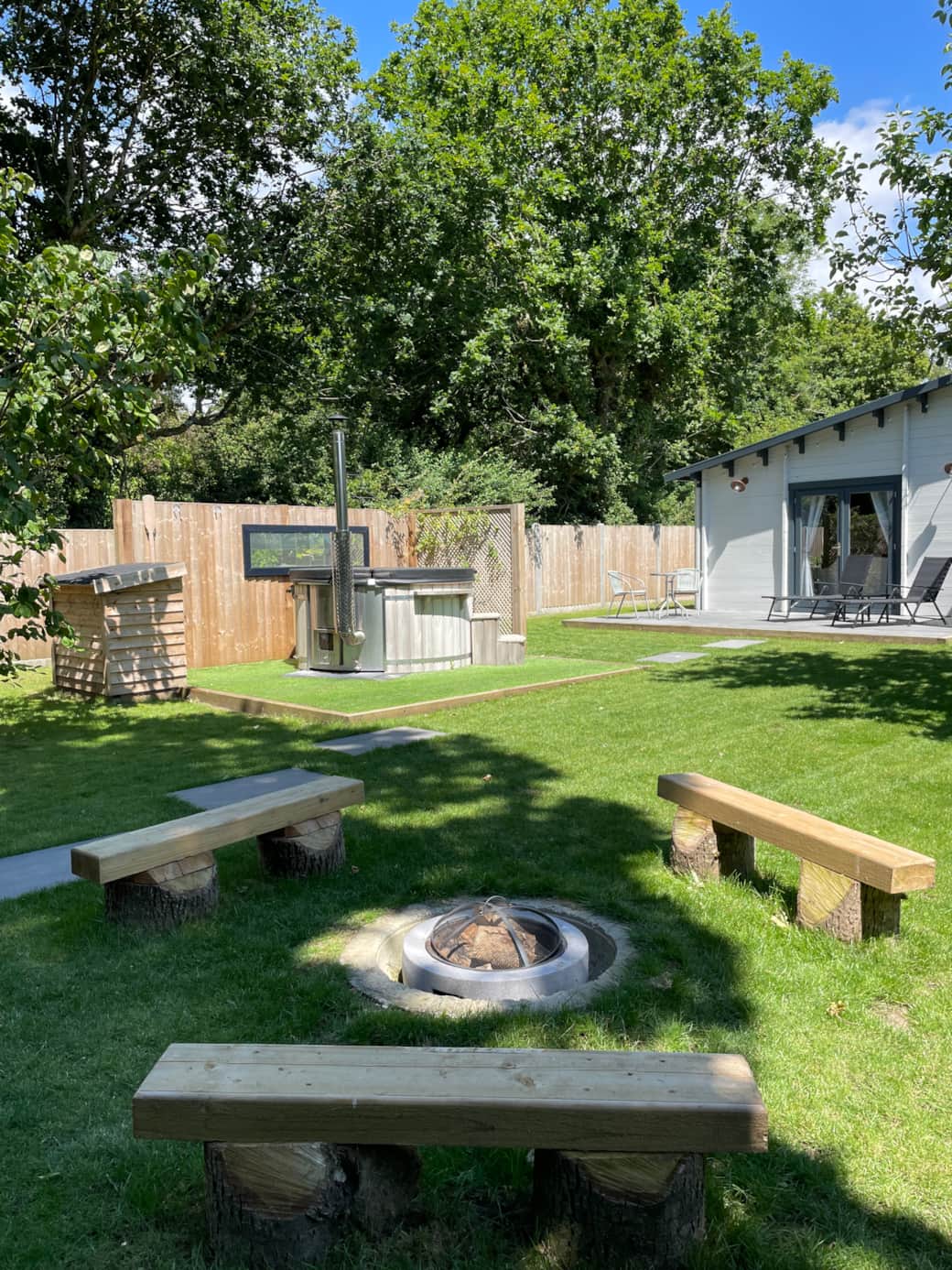Fire Pit and hot tub