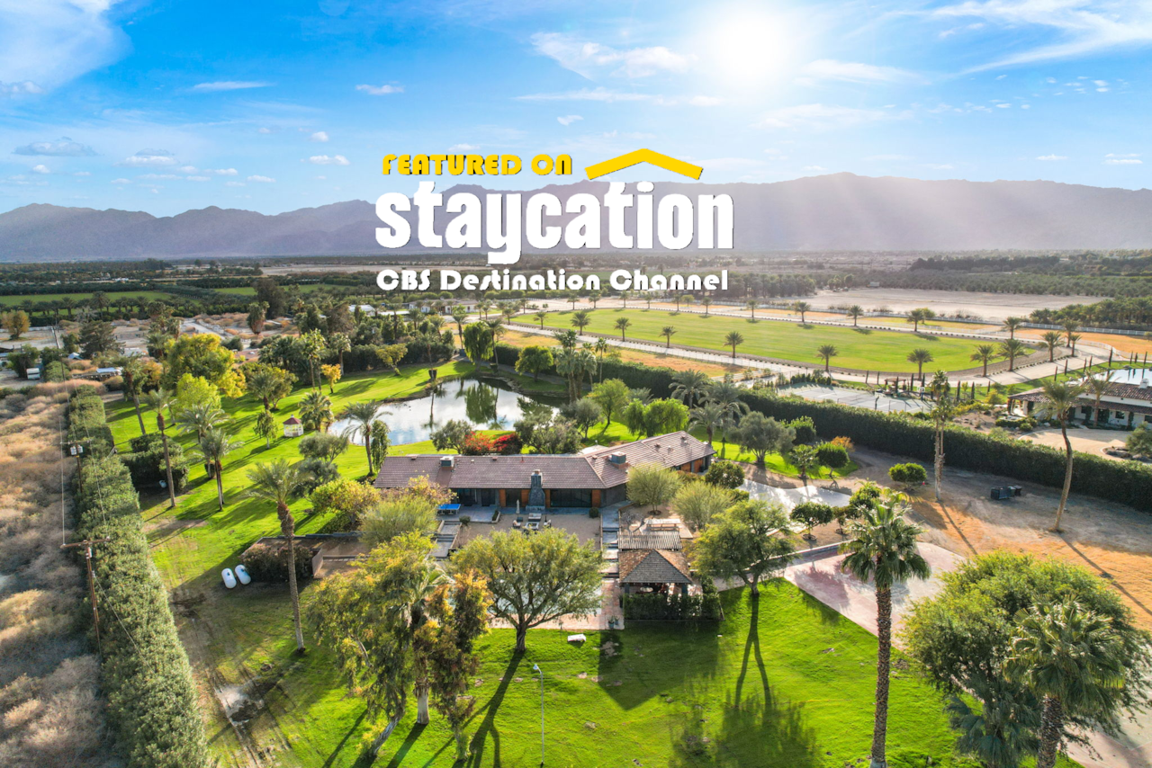 Stay at this private 5 acre estate featured on TV Show Staycation