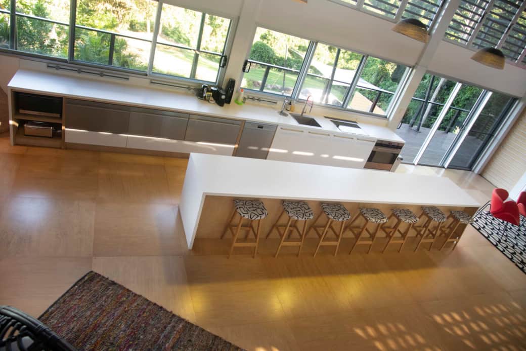 Sails - View from Stairwell to Kitchen