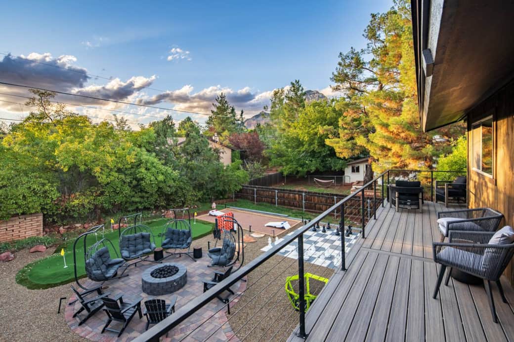 Strike a pose! Life-size chess board + Red Rock backdrop = ultimate Insta moment.