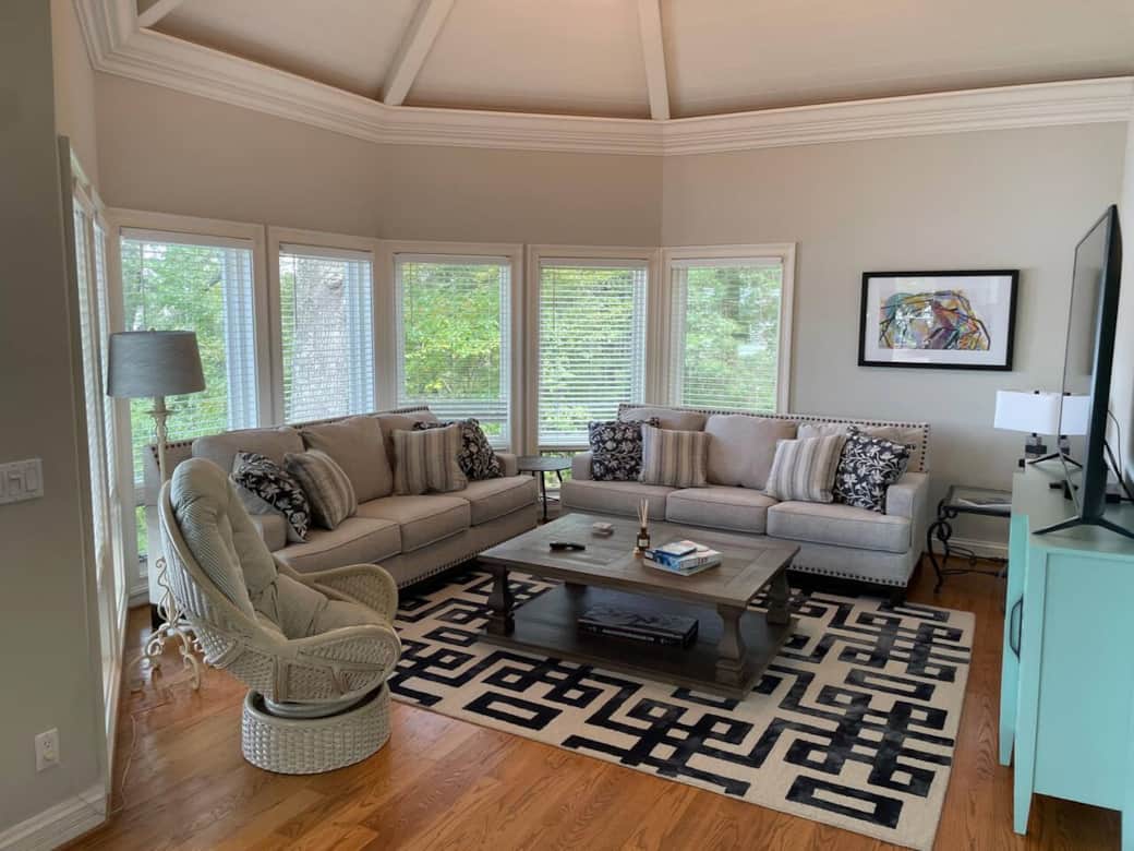 Family room is great for gathering 