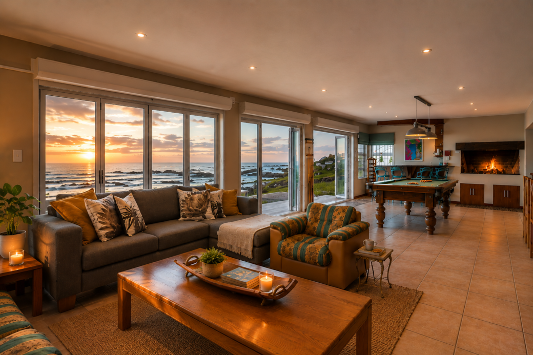 Sitting room & braai area