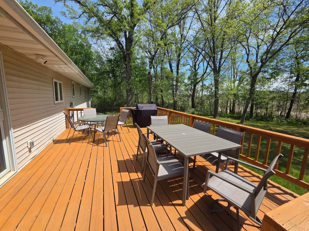 Back Deck and Hangout Area