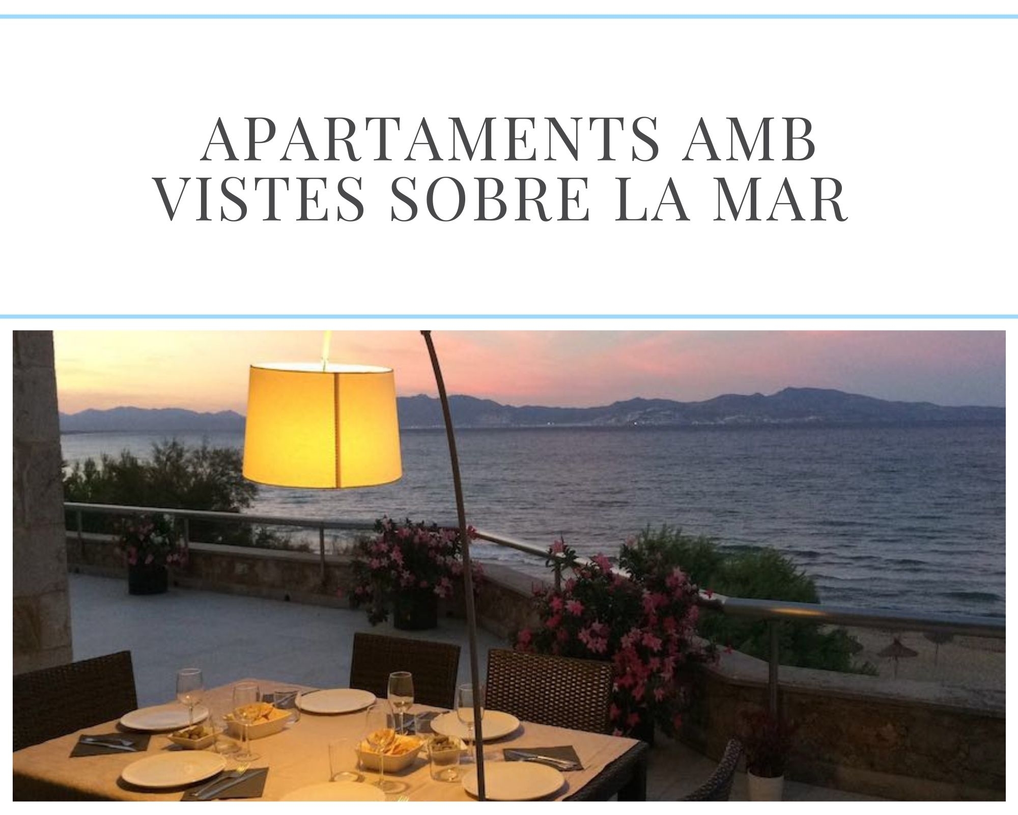 apartaments amb vistes al mar