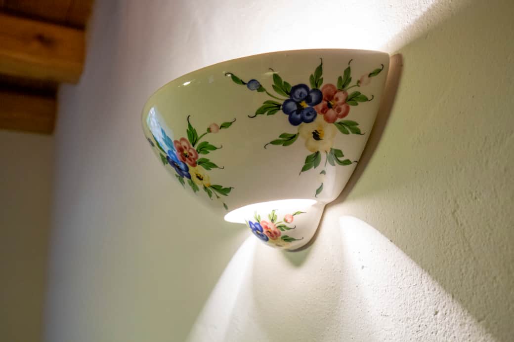 Luce calda e accogliente