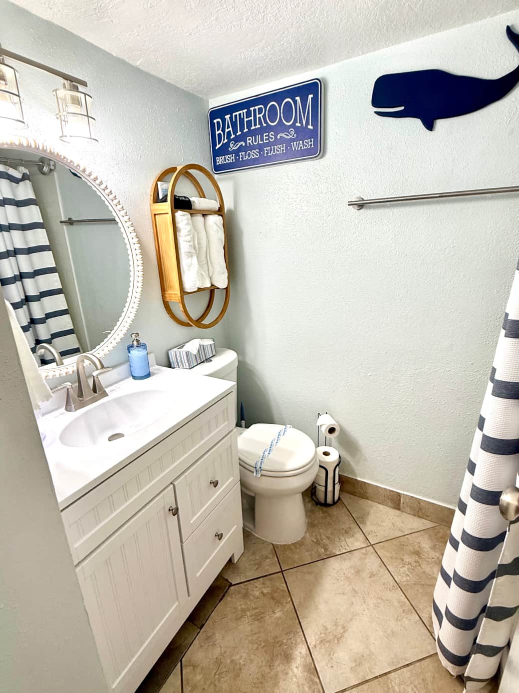 May ‘26 - Pristine bathroom with new towel sets to support up to 6 guests