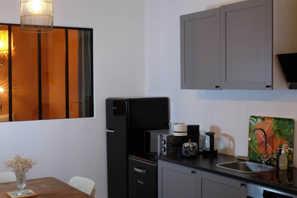 La Verrière - Gîte de charme 4* - Pièce à vivre, salon, cuisine La Verrière - Gîte de charme 4* - Pièce à vivre, salon, cuisine