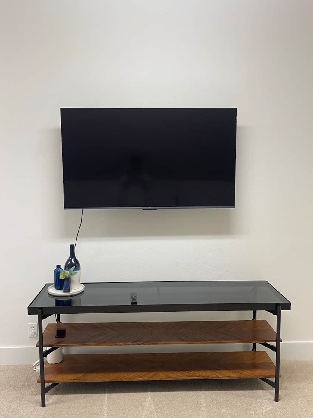 ADU Family Suite television with YouTube TV and other streaming options
