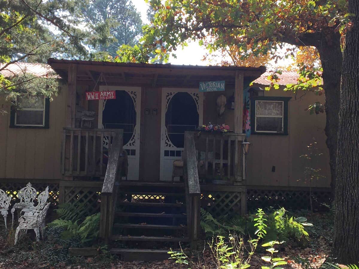 Outside view of Victorian Room and WWII Room