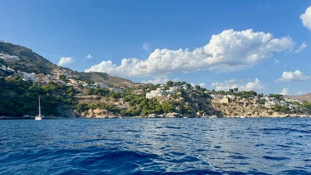 La Herradura coastline on Costa Tropical, southern Spain