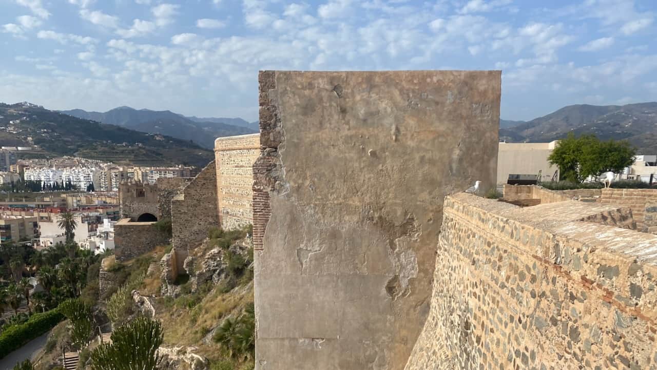 Historic San Miguel Castle on the hilltop of Almuñécar with sea views, Costa Tropical Andalusia
