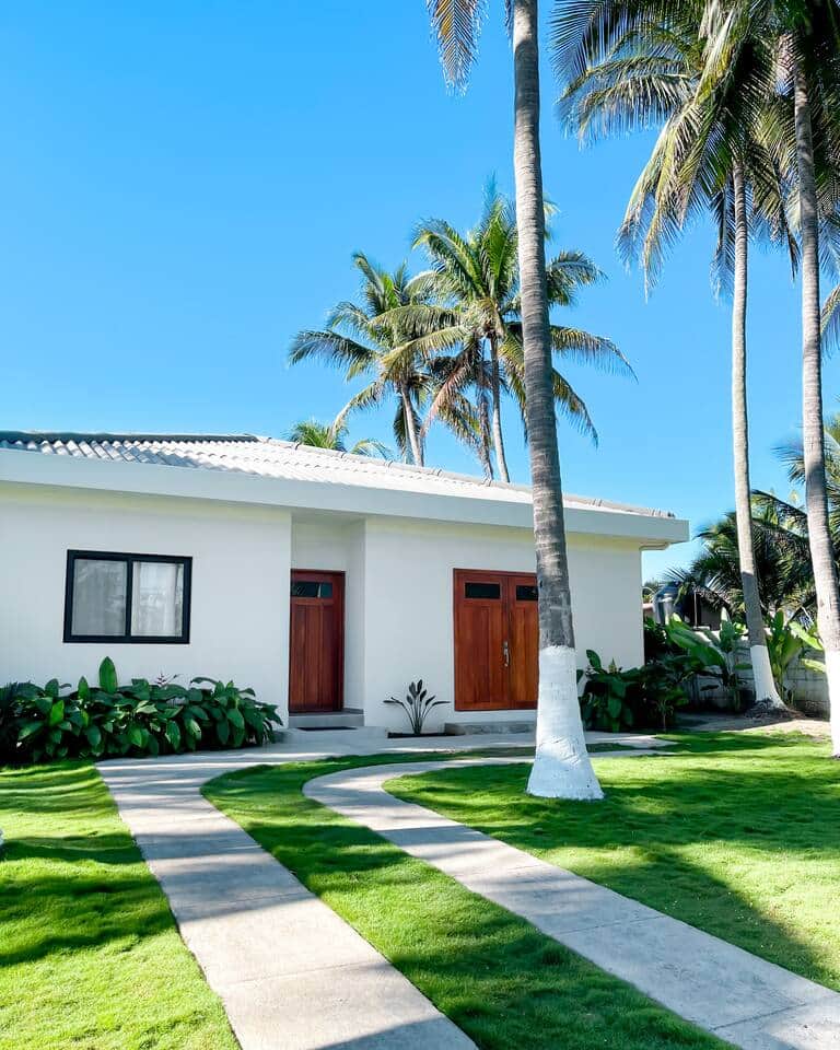 Driveway and entrance