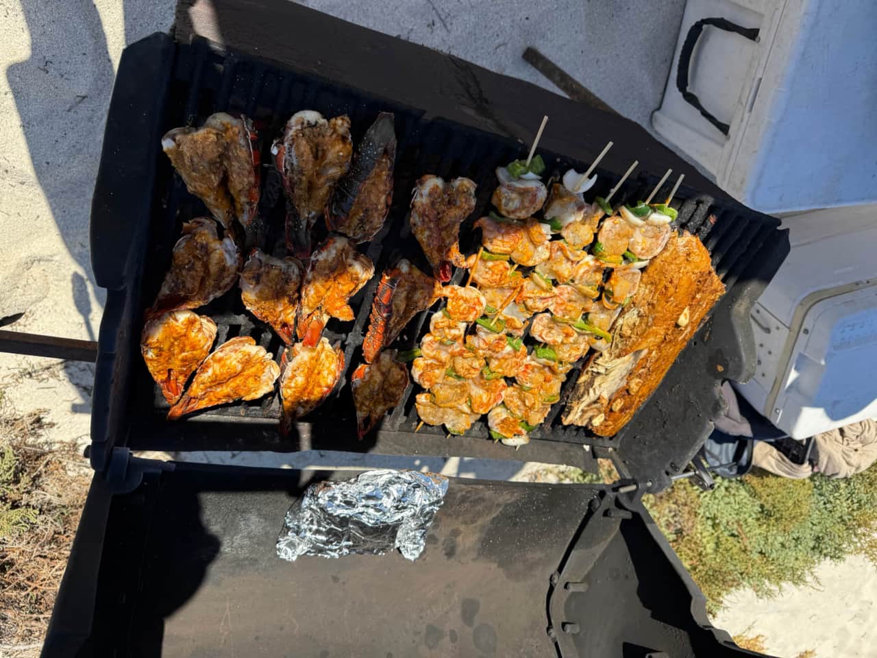 Lobster Shrimp Fish Tacos