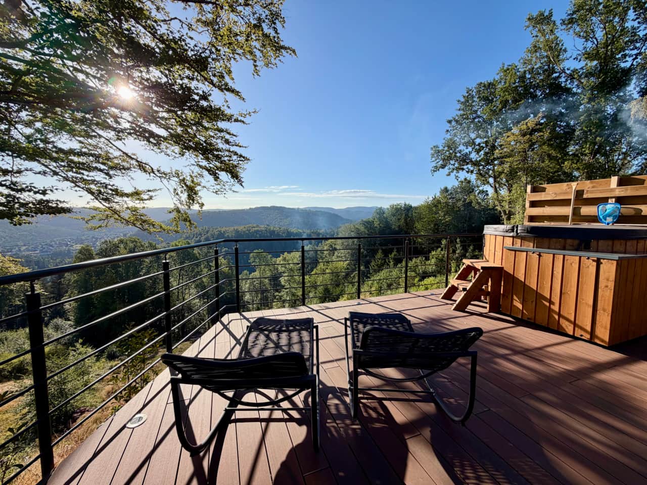 Terrasse et bain de soleil