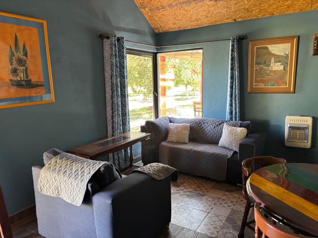 Sala para ver la huerta