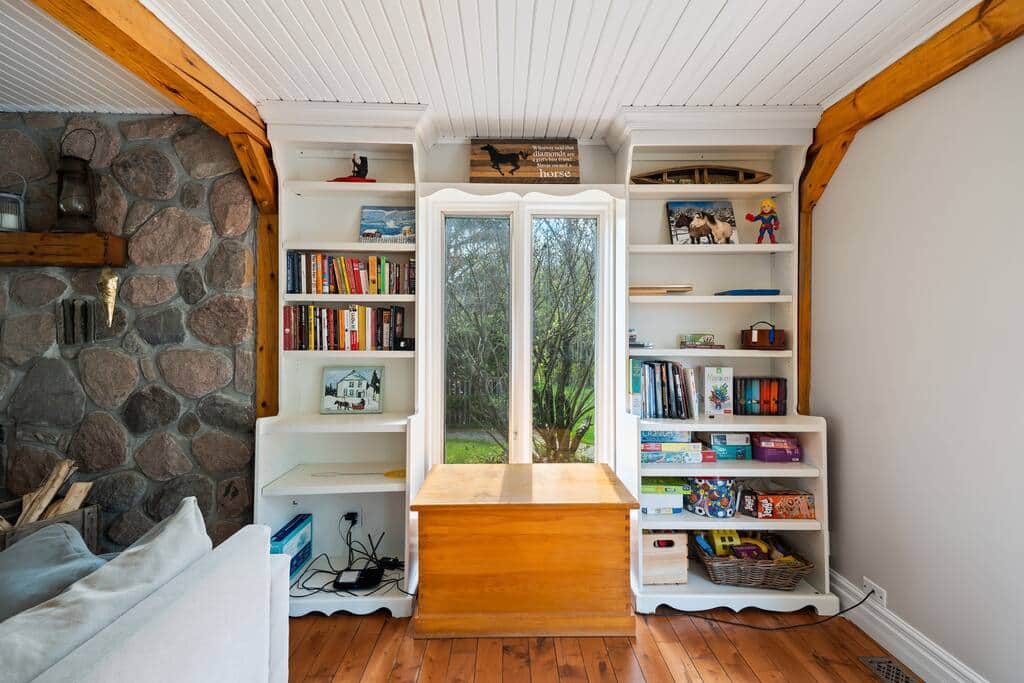 Lots of books and games to choose  from