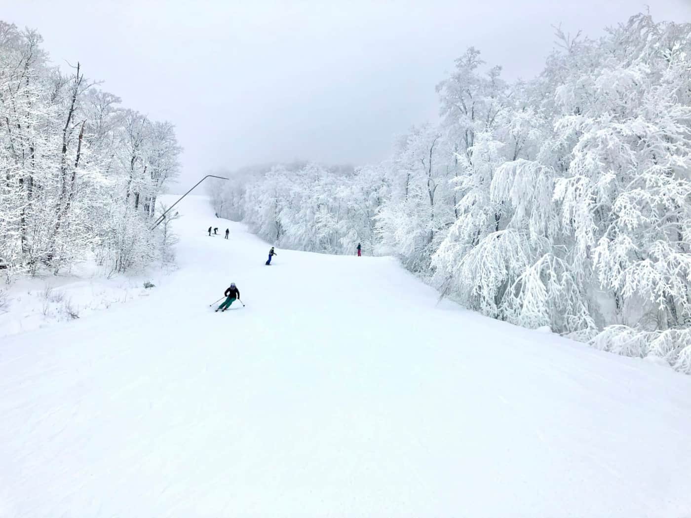 Journée de poudreuse à Tremblant