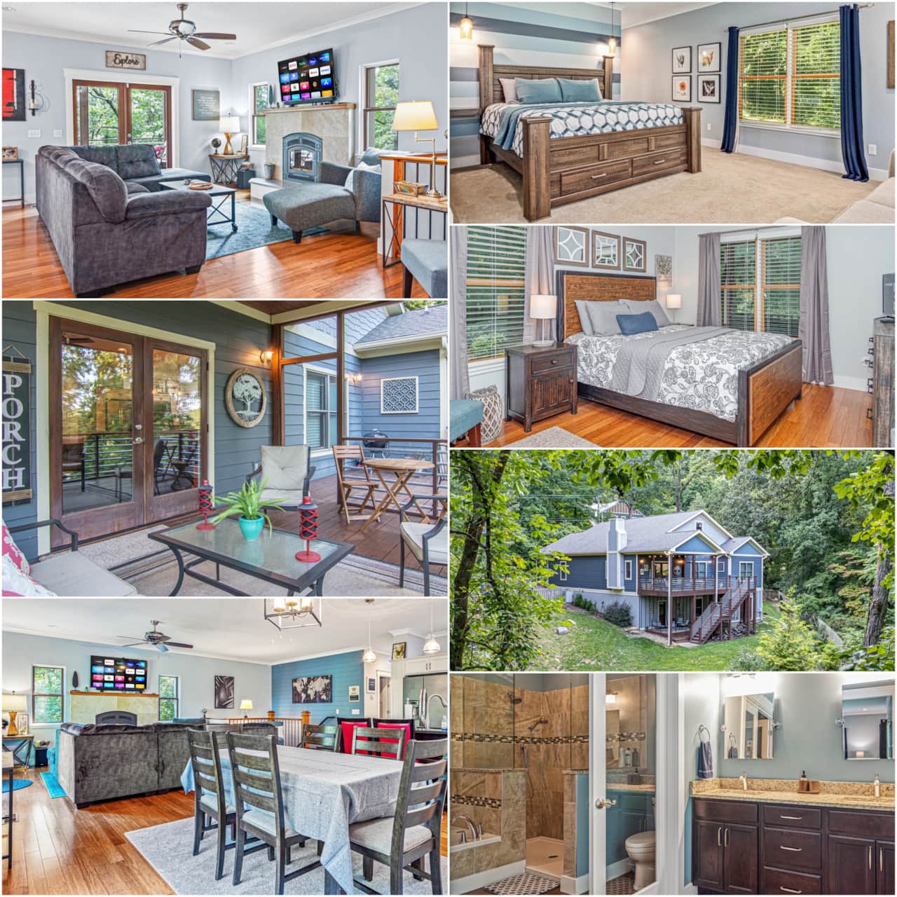 Hideaway Amongst the Trees Collage