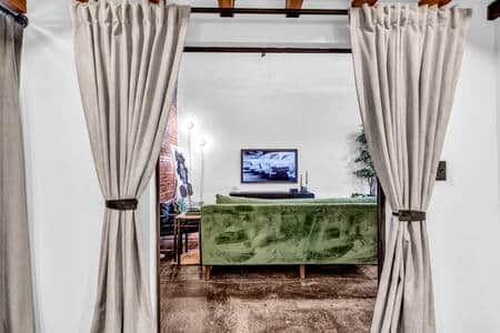View the 55 inch Frame TV from your bed