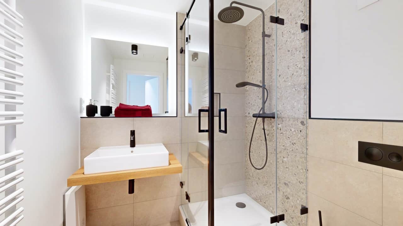 Moderne und hochwertige Ausstattung im N°8A Boardinghouse Lüneburg