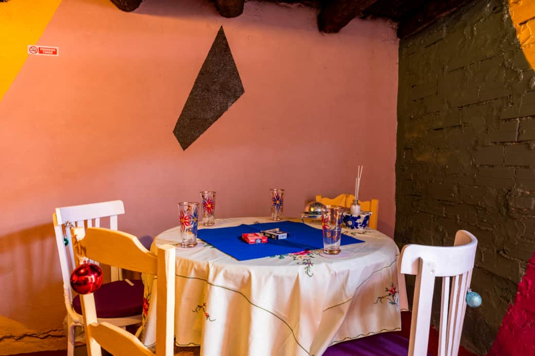 sala juegos en una casa rural en la comarca campo de Belchite