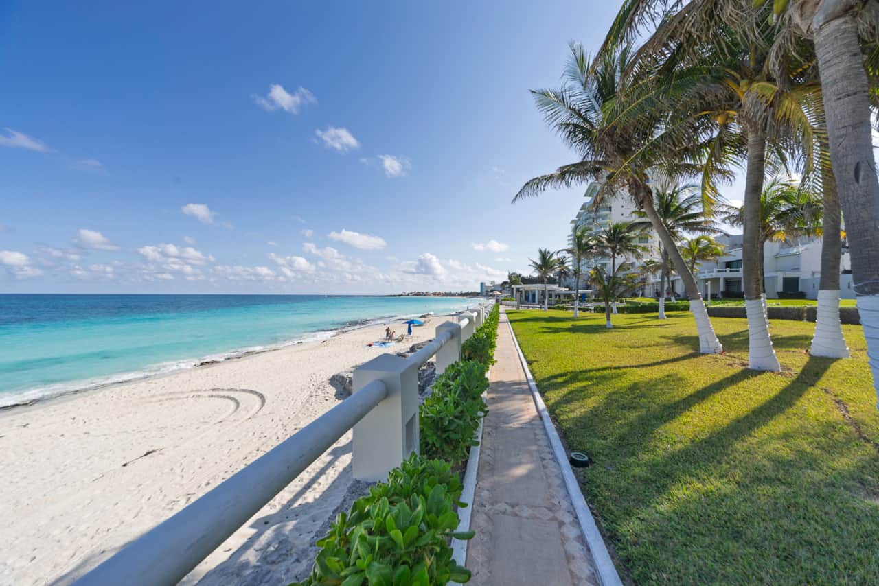 Spacious beach