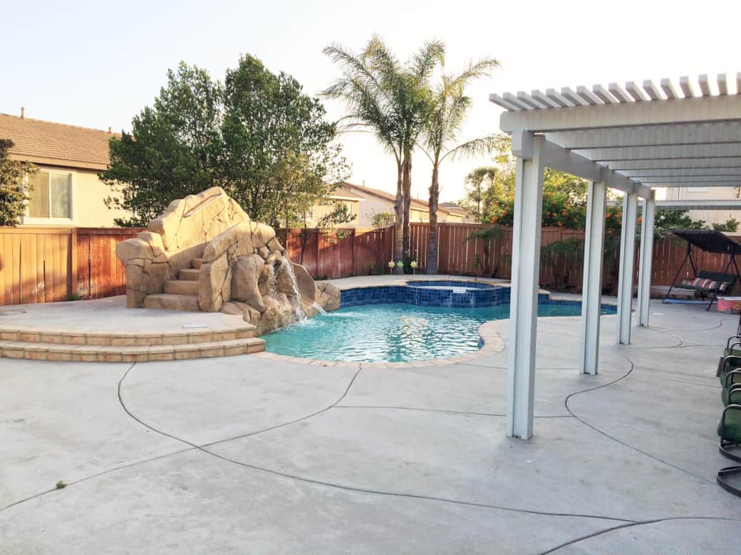 Pool and Spa in the backyard - great place to relax