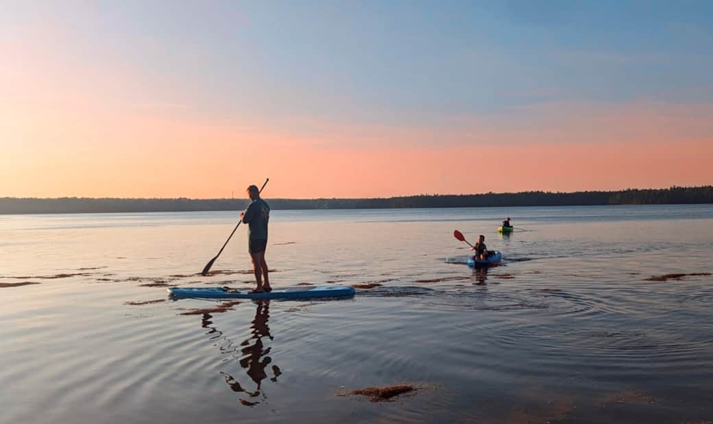 Water fun on Blue Hill Bay