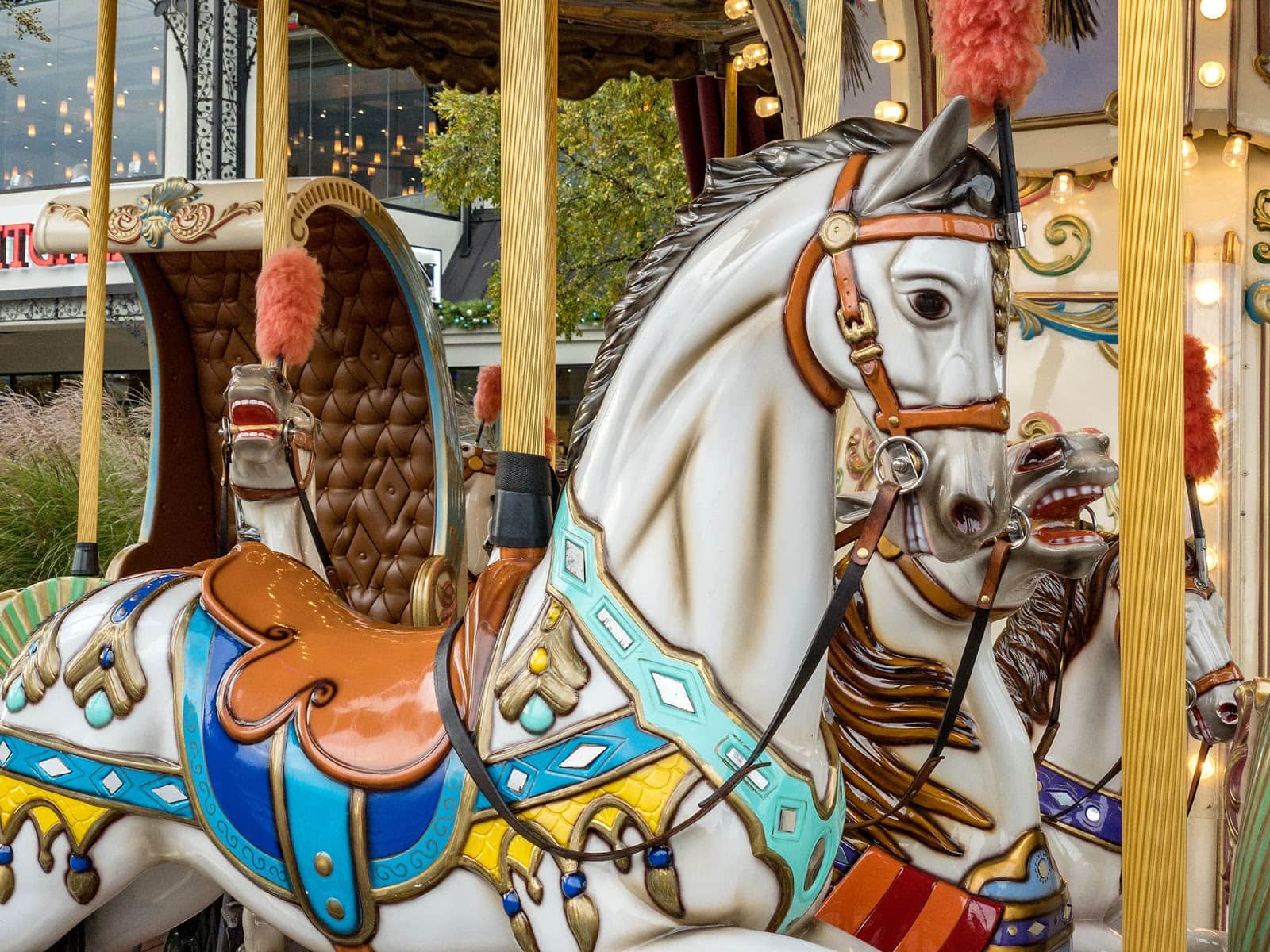 Vintage Carousel Horse in Pigeon Forge
