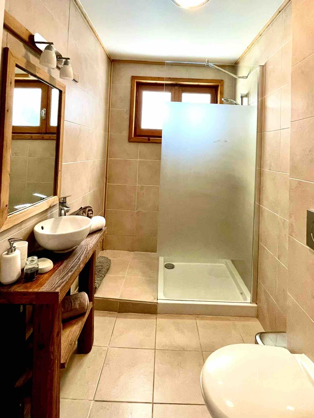Douche à l'italienne